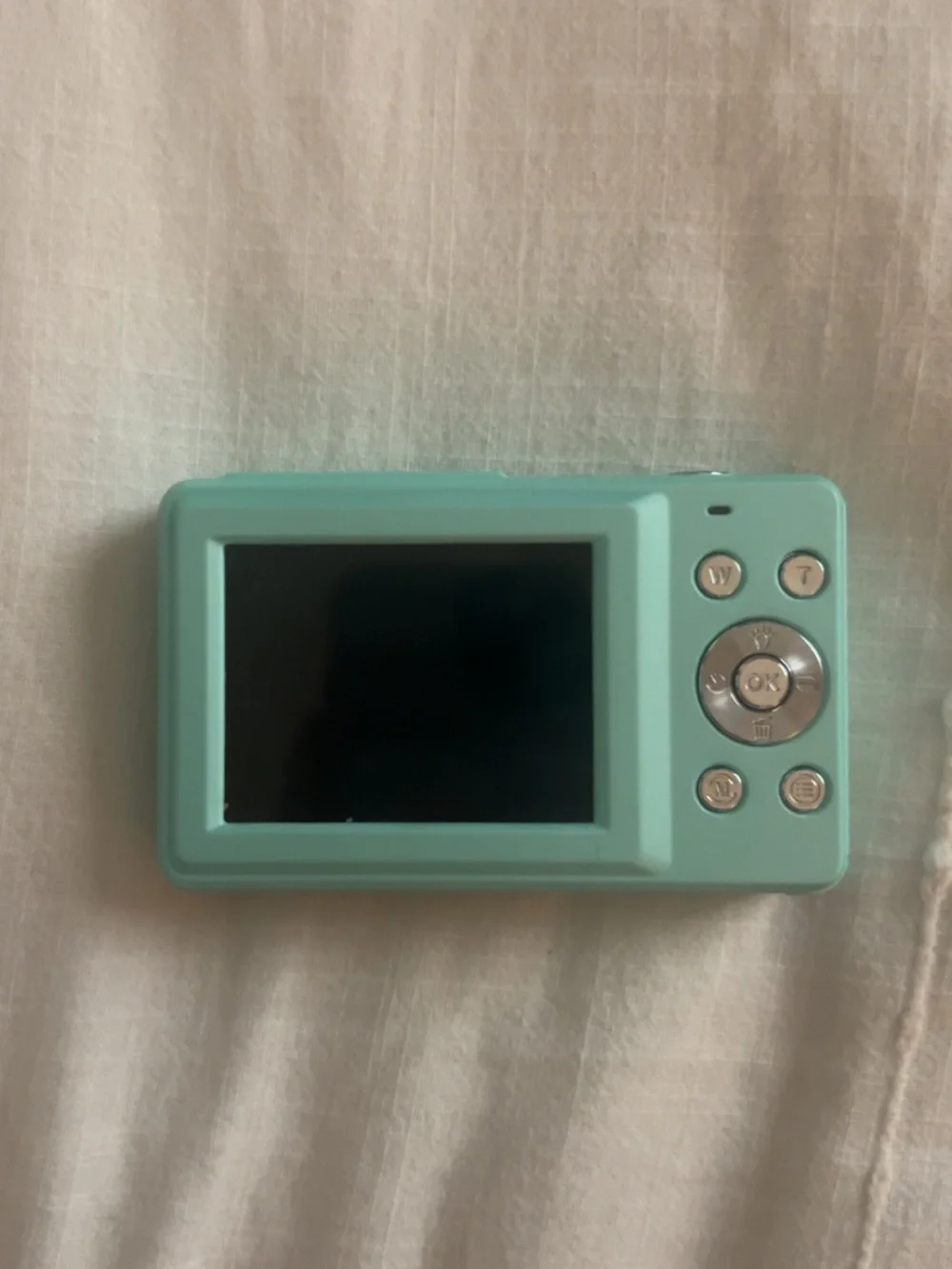 Mint Green Compact Digital Camera
